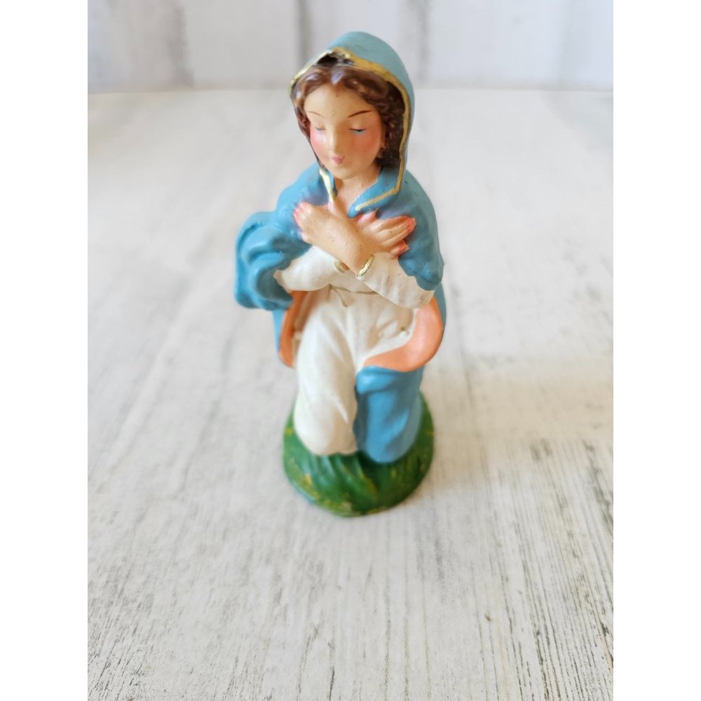 Vintage fontanini 29 Mary‎ Nativity village Xmas